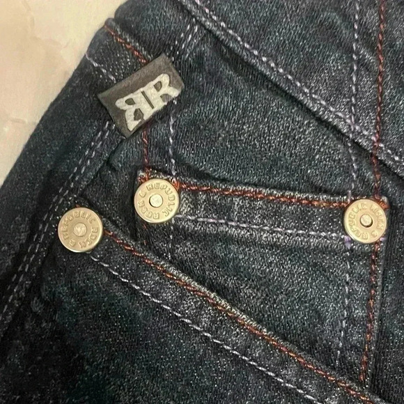 Rock & Republic Jeans Womens Size 29 Kasandra Dark Wash Jeans 31 x 34 8.5 Rise - Picture 5 of 11